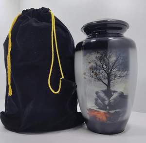 Decorative <b>Urn</b> <b>Jar</b> for Cremation Ash Holder Handmade Items <b>Urn</b> Box Adults Box Keepsakes <b>Urns</b> - Product Image 5