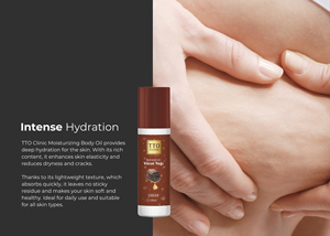 Aceite Corporal Hidratante TTO Clinic Chocolate 200ml, Spray Nutritivo con Aceite de Oliva, Manteca de Karité y Aceite de Coco para Todo Tipo de Piel - Product Image 3