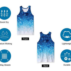 Camiseta sin Mangas Casual para Hombre, de Alta Calidad, 100% Algodón Ecológico de Secado Rápido, Diseño de Última Moda y Gran Venta de NC Corporation - Product Image 2