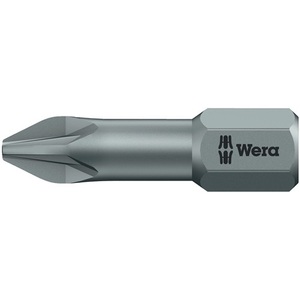 WERA 855/1 TZ 1/4 ? PZD 1 Length 25 mm Torsion Zone <b>Screwdriver</b> Pack Size 10 Tough Bit - Product Image 1