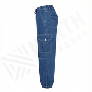 Pantalones Cargo Casuales de Invierno para Mujer, Tendencia Actual, para Uso Diario, con Cierre de Cordón, MOQ Bajo, Color Personalizado - Product Image 3