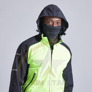 Veste coupe-vent softshell de haute qualité personnalisée XL pour hommes, confortable, imperméable et respirant, capuche avec fermeture éclair pour la randonnée - Product Image 2