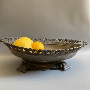 Vajilla, Tazones para Servir, Diseño Artesanal, Plato y Tazón para Servir Alimentos, Diseño Rústico, Decoración de Interiores, Material Sólido - Product Image 1