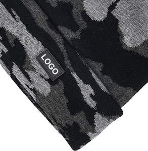 Gorro de Punto de Lana 100%, Gorro de Invierno Jacquard Liso, Fabricación en Fábrica, Venta al por Mayor - Product Image 4
