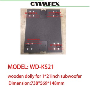 Subwoofer de scène GYIMPEX de qualité supérieure, chariot de transport de haute qualité pour subwoofer de référence compact passif de 21 pouces. - Product Image 2