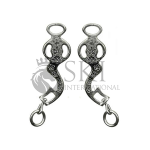 Meilleure qualité en acier inoxydable Hackamore Shanks vente en gros Offre Spéciale équitation Bitless Western Bits OEM ODM produits équestres - Product Image 4