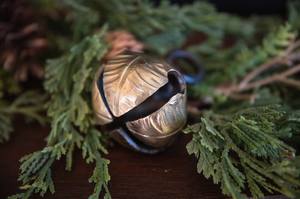 Unique fancy metal large jingle bells <b>Christmas</b> wholesale <b>Christmas</b> <b>tree</b> home <b>wall</b> decoration x mas new year made india - Product Image 2