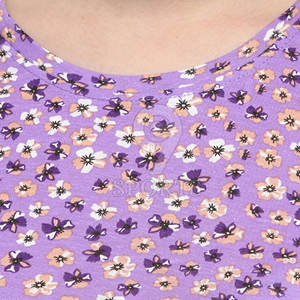 เสื้อยืดถักพิมพ์ลายเป็นมิตรกับสิ่งแวดล้อมสำหรับผู้หญิงดีไซน์ลำลองพร้อมผ้ายืดเพื่อความสบายตลอดทั้งวัน - Product Image 6