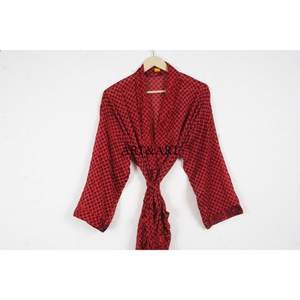 New Arrival Elegant Luxury Silk Kimono <b>Robe</b> Soft Comfortable Plus Size Bathrobe High Quality Homewear - Product Image 2