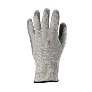 Guantes DE SEGURIDAD RECUBIERTOS de látex de gran oferta de fábrica, guantes de construcción antideslizantes con acabado de poliéster, guantes de trabajo industriales - Product Image 4
