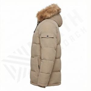 Chaquetas de Invierno de Nuevo Estilo para Hombre, Abrigos, Parkas Masculinas, Ropa de Abrigo Informal Gruesa con Capucha, Forro Polar Cálido, Ropa Térmica Aislante - Product Image 3