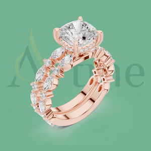 Anillo de mujer con acabado brillante de oro auténtico de 10K - Product Image 1
