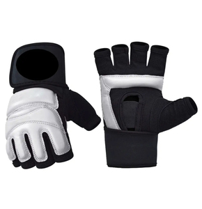 Venta al por mayor de guantes MMA de piel de vaca para entrenamiento y lucha logotipo personalizable para escenas al aire libre - Product Image 1