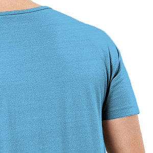 T-shirts en coton 100% délavés à l'acide, confortables, nouveau design, séchage rapide, t-shirts délavés à l'acide, nouveau design, t-shirt pour homme délavé à l'acide, uni - Product Image 4
