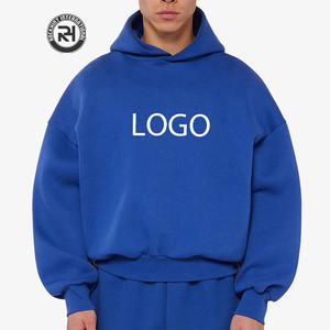 Sudadera con capucha de invierno para hombre de algodón 100% de punto con diseño de logotipo personalizado con estampado de pantalla de seda - Product Image 3