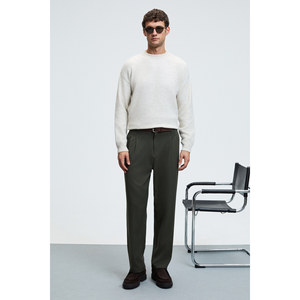 Pull en tricot à col rond pour homme GRIMELANGE TROMSO, doux et moelleux, recyclé - Product Image 3