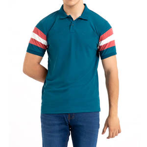 เสื้อยืดโปโลผู้ชายสไตล์แฟชั่นขายดีเสื้อสลิมฟิต - Product Image 1