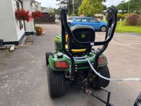 Cortacésped John Deere X940 al por mayor, motor de 4 tiempos de 173 cc, caja de recogida de césped inalámbrica de 100 L, chasis de acero antideslizante, 5.5 HP