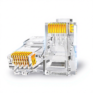 Connecteurs RJ45 Gigabit Catégorie 6 plaqués or, connecteur de câble réseau non blindé, prise Ethernet 8P8C - Product Image 4