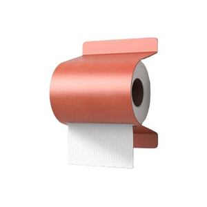 Porte-papier toilette en métal rouge, mural, distributeur, organisateur pour la maison et les hôtels, salle de bain et toilettes - Product Image 1