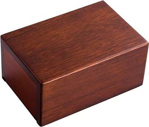 Vente chaude Urnes de crémation en bois Boîte d'urnes funéraires en palissandre de super qualité à bas prix Urnes pour animaux de compagnie en gros - Product Image 1