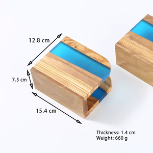ที่รองแก้วไม้และเรซินดีไซน์ใหม่ออกแบบได้ตามต้องการแผ่นรองแก้วจาก Sci ขายดี2024 - Product Image 6