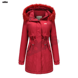 Vestes d'hiver en polaire 2022 Parkas pour femmes Veste à capuche en fourrure polaire détachable pour l'extérieur - Product Image 5