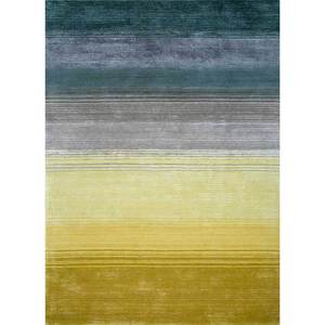 TNQ-3238 Tapis tufté à la main en laine et viscose à rayures, blanc, rectangulaire, largeur 4m, épaisseur 10mm, pour la maison, la chambre, le couloir - Product Image 1