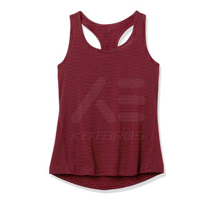 Camiseta sin Mangas para Mujer de Alta Calidad Profesional KATBROS INDUSTRY, Venta al por Mayor, Personalizada, Transpirable, de Algodón/Fibra de Bambú, Tops de Verano - Product Image 1