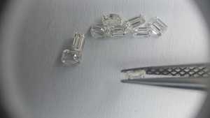 เพชรที่ปลูกในห้องทดลอง VVS EF ประกายมรกตขนาดเล็ก0.20ทรงหลวมรูปทรงแฟนซี - Product Image 3