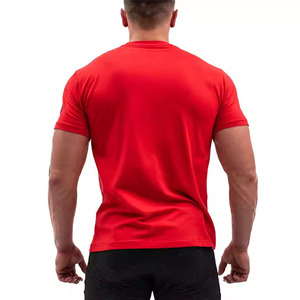 Camisetas personalizadas de verano para gimnasio, camisetas deportivas de secado rápido de manga corta de color sólido, camisetas personalizadas para hombre - Product Image 6