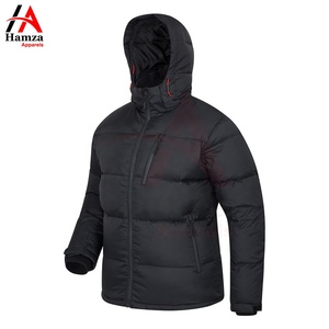 Veste matelassée à capuche de style High Street pour hommes vêtements d'hiver personnalisables vente à chaud grande taille conception de bulle personnalisée OEM - Product Image 3