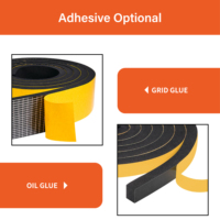 Joint d'étanchéité adhésif en mousse noire EPDM pour carrosserie de voiture, bande de protection en néoprène, joint en caoutchouc pour machine/fenêtre