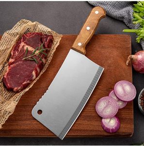 Couperet tranchant personnalisé couteau de chef de cuisine en acier inoxydable trancher la viande couteau à découper manche en bois couteau de boucher pakistanais - Product Image 2