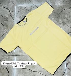 Vêtements décontractés de luxe 100% T-shirts tricotés en polyester/coton Designs élégants Vêtements confortables de haute qualité - Product Image 1