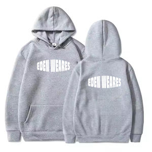 <b>Silk</b> Screen Printed Fleece Hoodie Custom Logo Men and Women Hot Selling High Quality <b>100</b>% Cotton Oversized Unisex - Product Image 5