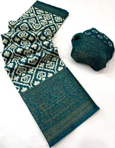 Chemisier en soie Matka avec cuivre et Jacquard, nouveau Design de qualité supérieure 2023, sarouel de travail au prix de gros - Product Image 4