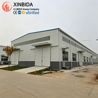 Structure métallique de bâtiment d'entrepôt industriel écologique pour les projets de stockage de marchandises en vrac dans l'industrie nord-américaine