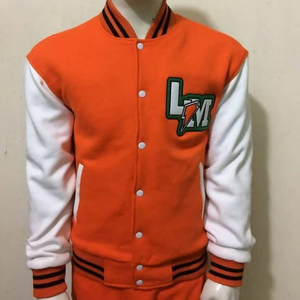 Custom <b>Purple</b> <b>Varsity</b> <b>Jacket</b> Work Uniform Winter Windbreaker with Embroidered Design Top Sale - Product Image 4