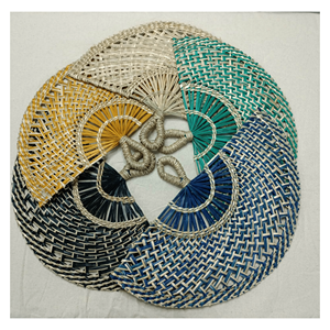 Abanico de Mano de Paja de Mar Tejido a Mano para Eventos de Verano, Recuerdos de Fiesta y Decoración del Hogar, Vietnam - Product Image 3