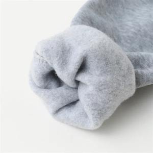 380gsm Heavyweight Polyester/Coton Pull Surdimensionné À Capuche Streetwear Brodé Sans Cordes Hoodies pour L'hiver Plaine Teint - Product Image 4