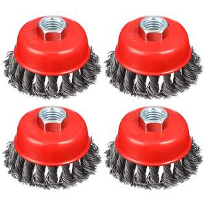 Cleaning Mini <b>Round</b> Wire <b>Brush</b> Twisted Wire Cup <b>Brush</b> - Product Image 1