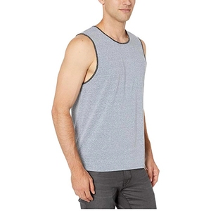 Men's <b>Slim</b> Fit Muscle Ribbed Gym Workout Tank Top Latest Design Breathable 94% Cotton 6% Spandex Casual Sleeveless Bodybuilding - Product Image 4