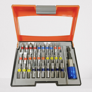 Juego de Destornilladores de Precisión S-2 de Alta Calidad, Puntas de 1/4\" x 25 mm con Codificación de Color, con Porta Puntas MRM MBT31H02B, Estuche Rígido - Product Image 2