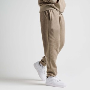 Wholesale High Quality <b>Polyester</b> Cotton Plain Blank <b>Jogger</b> Pants Elastic Ankles Oversized Sweatpants Custom Men's Trousers - Product Image 3