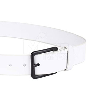 Ceinture de mode ajustable en cuir véritable de haute qualité avec boucle en acier, personnalisable, vente en gros Pakistan - Product Image 3