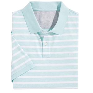 2023 nouveauté pas cher hommes classique Slim Fit personnalisé rayé à manches courtes double pointe col Polo du Bangladesh - Product Image 5