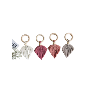 Servilleteros con cuentas de madera de la más alta calidad, cuerda de algodón, borlas tejidas a mano, servilleteros de madera, accesorios - Product Image 1