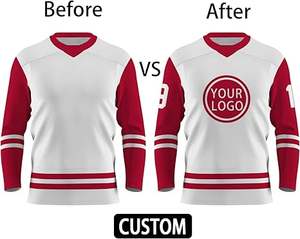 Le plus populaire concevez votre propre logo uniforme de hockey sur glace grande taille pour adulte - Product Image 3
