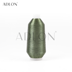 เส้นด้ายโลหะโพลีเอสเตอร์150ดีสีเขียวเข้มชนิด ST Type ความดื้อรั้นสูงขายส่งสำหรับถักเย็บปัก - Product Image 1